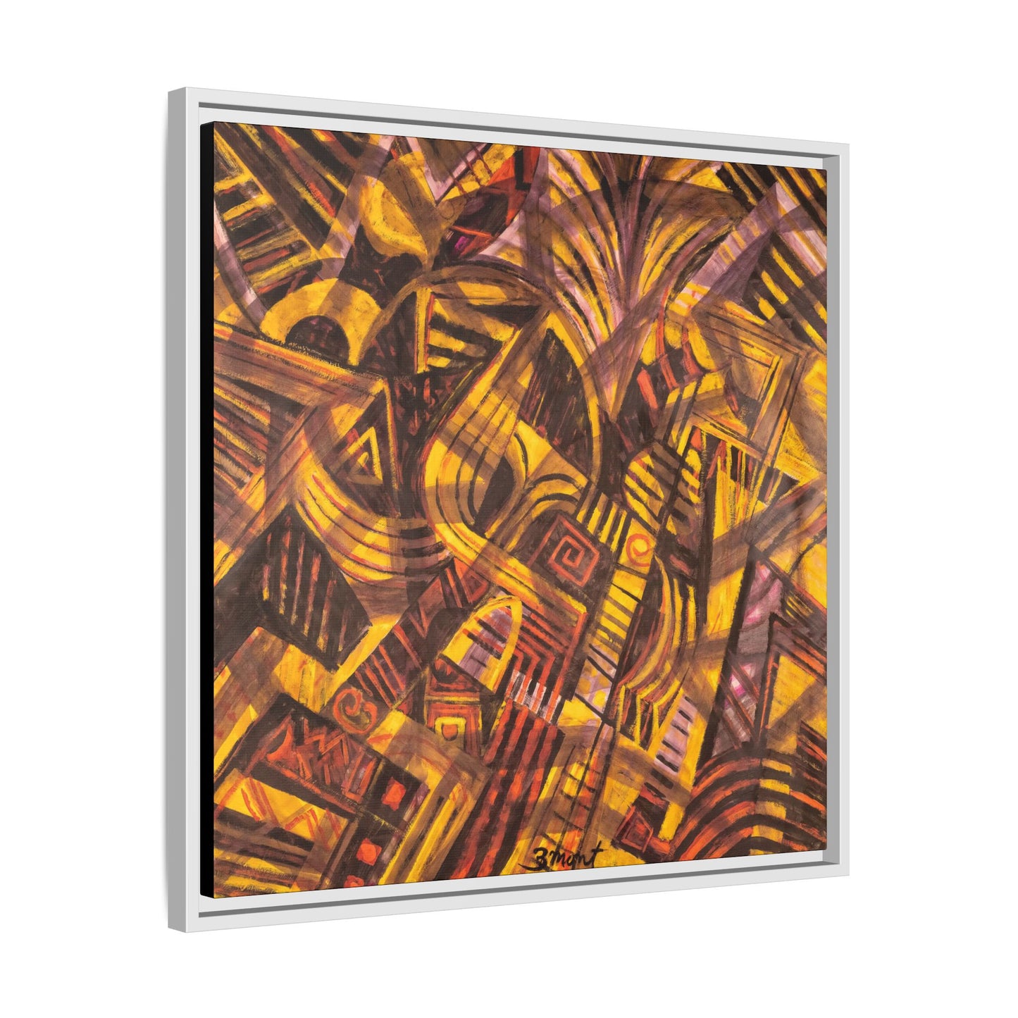 Bold Colorful Abstract Contemporary Art Print