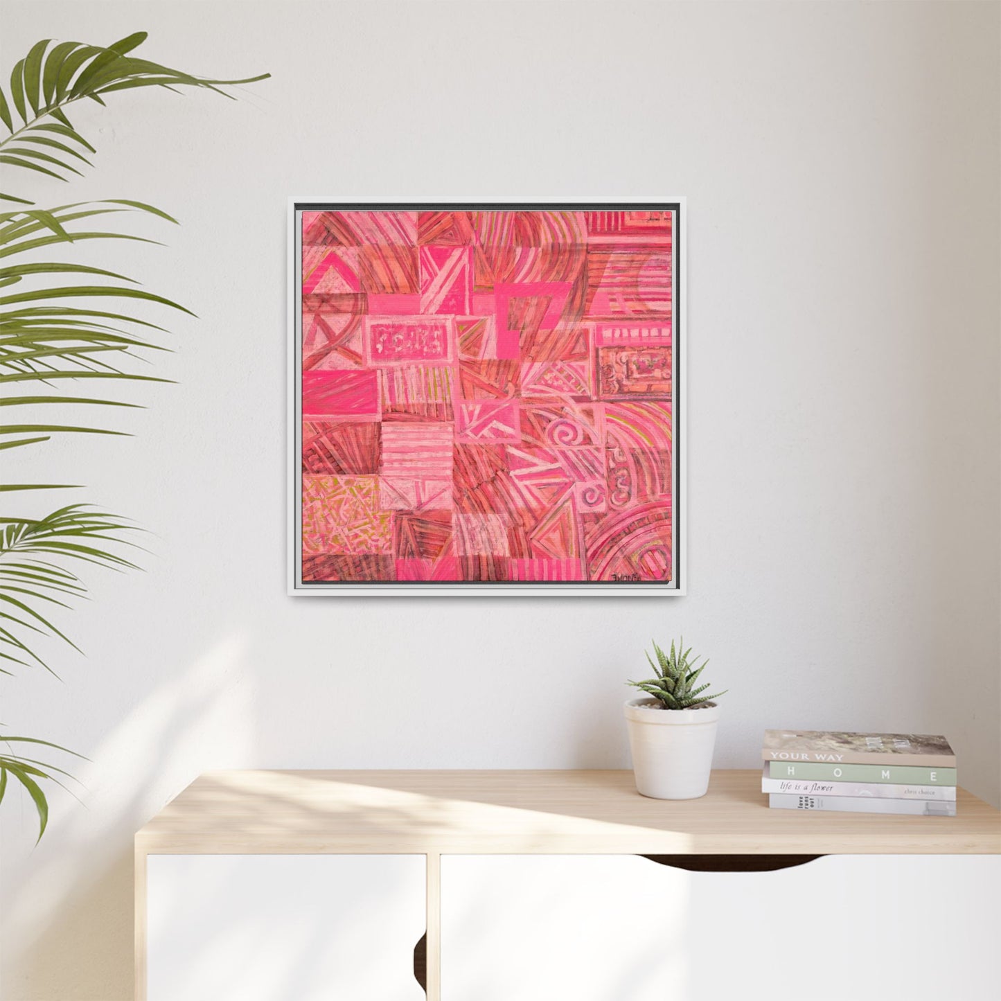 Large Abstract Print on Canvas