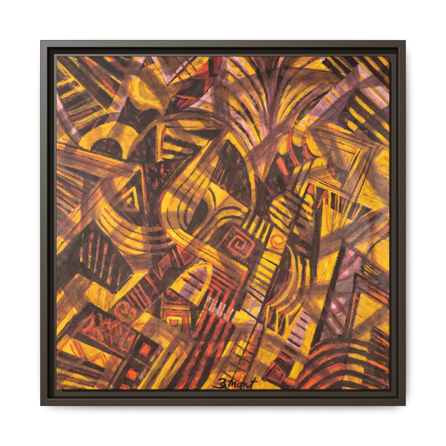 Bold Colorful Abstract Contemporary Art Print