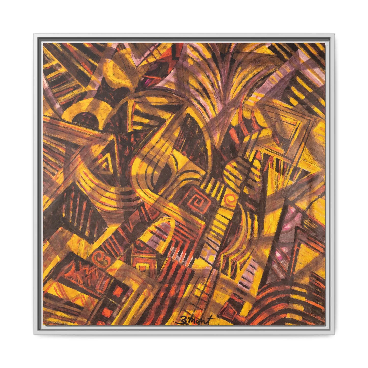 Bold Colorful Abstract Contemporary Art Print