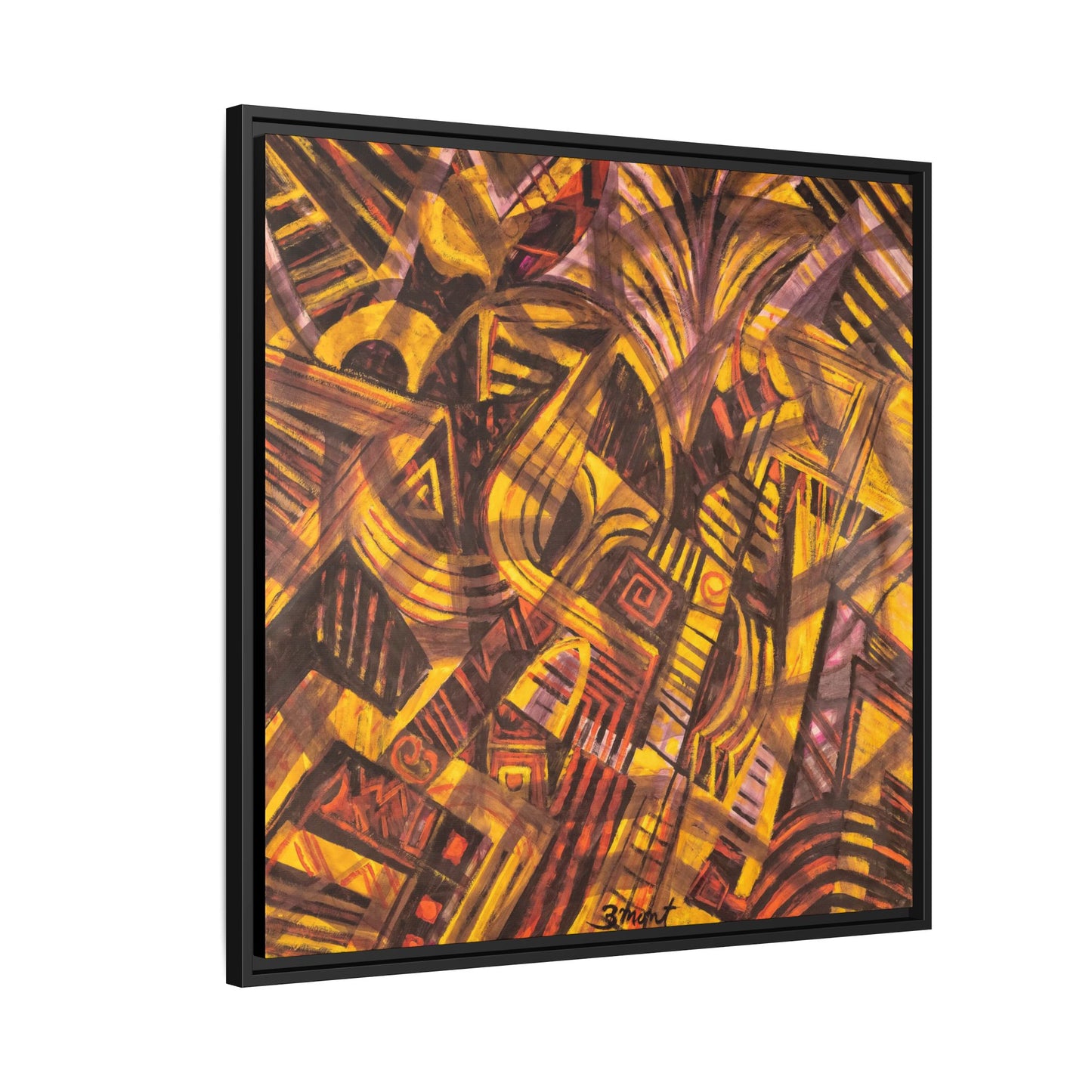 Bold Colorful Abstract Contemporary Art Print